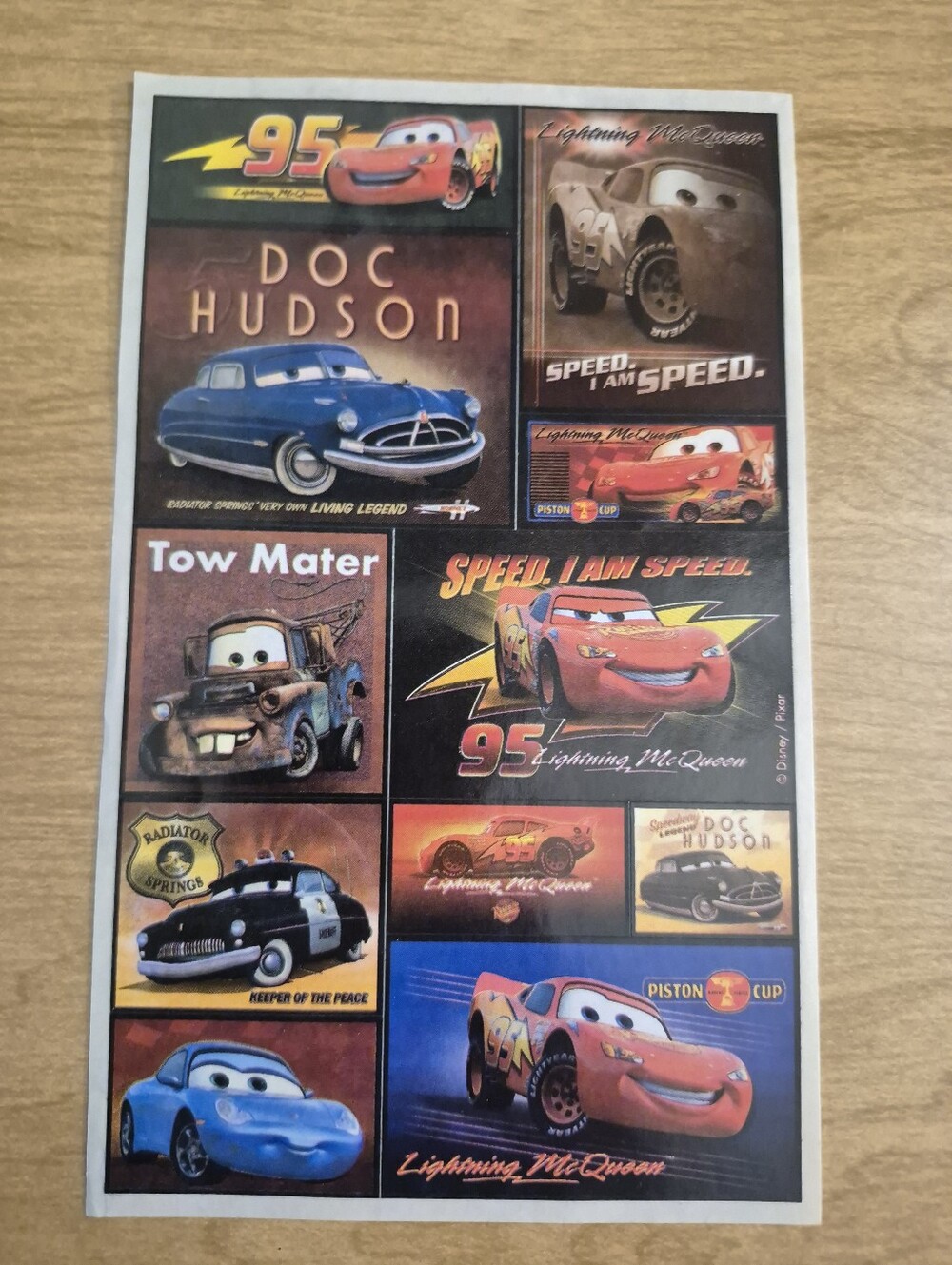 Lightning McQueen & Tow Mater Character Sandylion Stickers